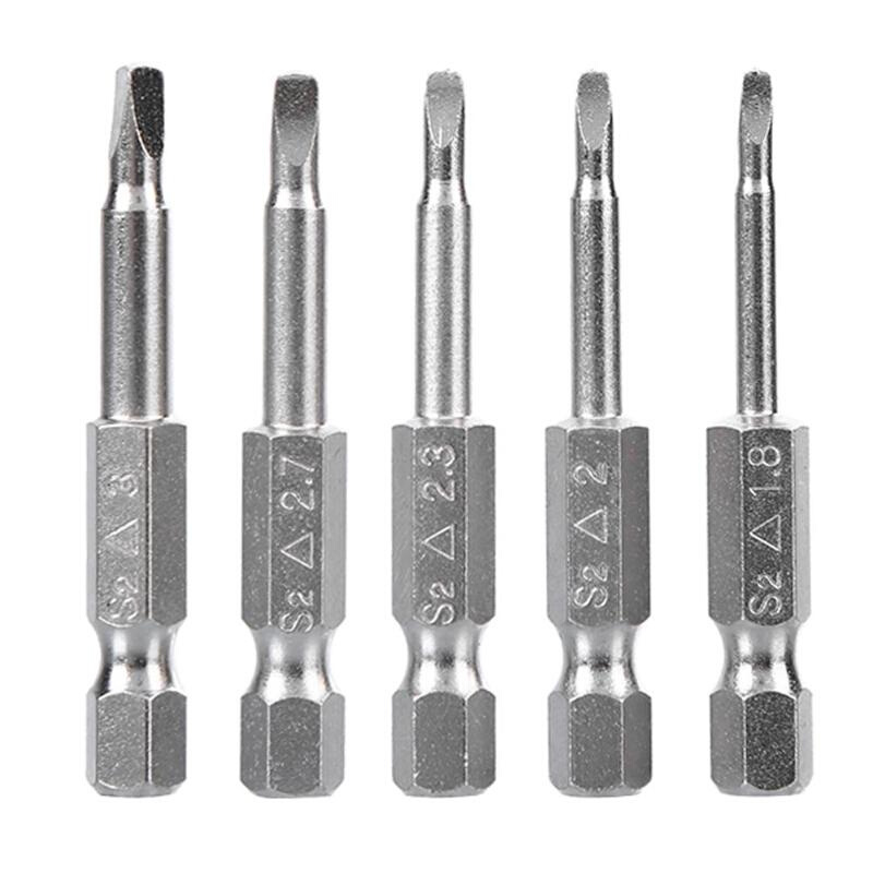 S2 material 5pcs 50mm Triangular screw bits Ushaped bits Han