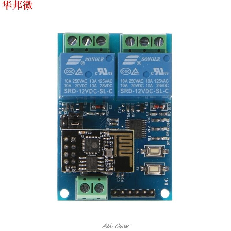 Module relais WIFI ESP8266 | Contr?leur APP IOT, 2 can