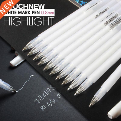 3Pcs TOUCHNEW 0.8mm White Highlighter Art Markers Gel Pen S