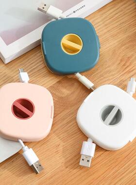 Travel Portable Data Cable Storage Box Headphone Protective