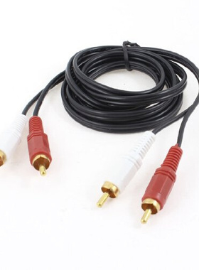 5x Dual RCA Phono Plug Male to Male Audio Cable Lead Connect