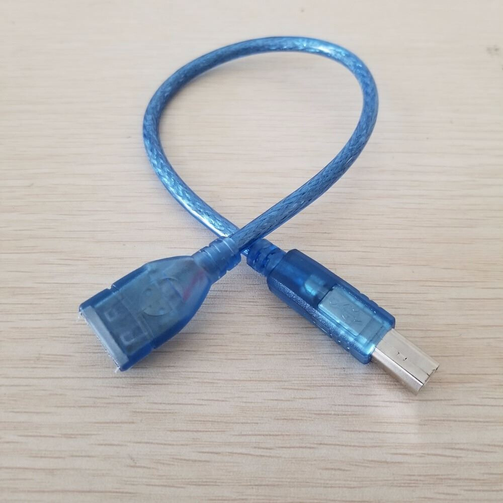 USB Type B Male to Type A Female Adapter Data Extension Cabl