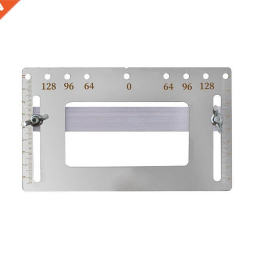 Stainless Steel Door Furniture Handle Punch Locator Template