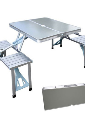 Portable Picnic foldable Fold Up Travel Table with chairs