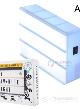 Cinematic LED Porch Light p Sign Box Lightbox Message Board