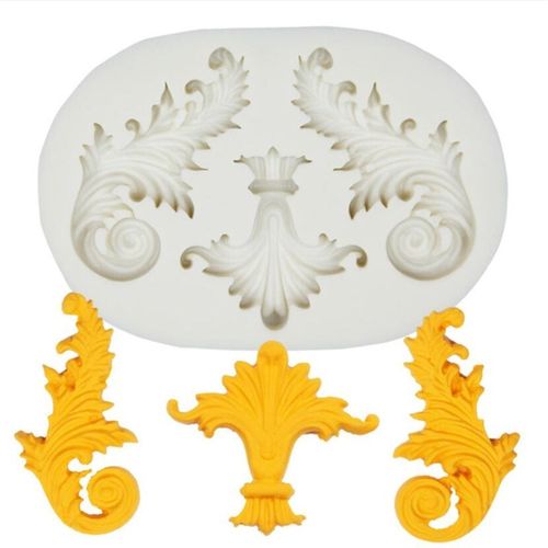 Scroll Relief Lace Silicone Mold Cake Border Fondant Molds D
