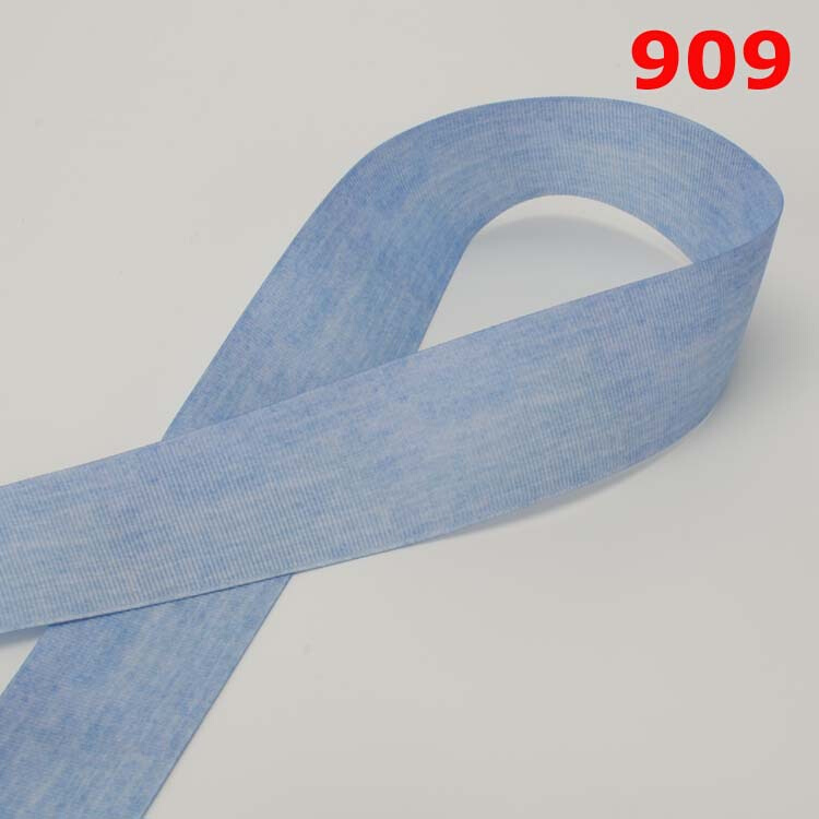 25/38mm NEW 10/20/50/100 yards Jeans Plain coloured ribbon