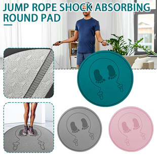 Jump Rope Cardio Mat Skipping Rope Mat Round Workout Mat