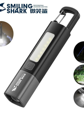 Outdoor rechargeable flashlight super bright camping light