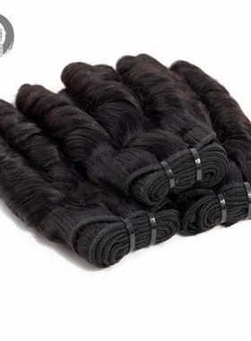 非洲跨境假发发帘真人头发fumi spring curl hair bundles weft