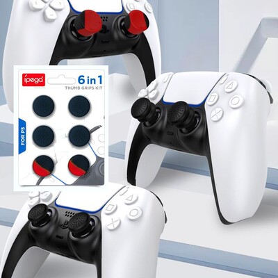 New Design 6pcs Silicone Thumbstick Grips Cover For PS5 Ant