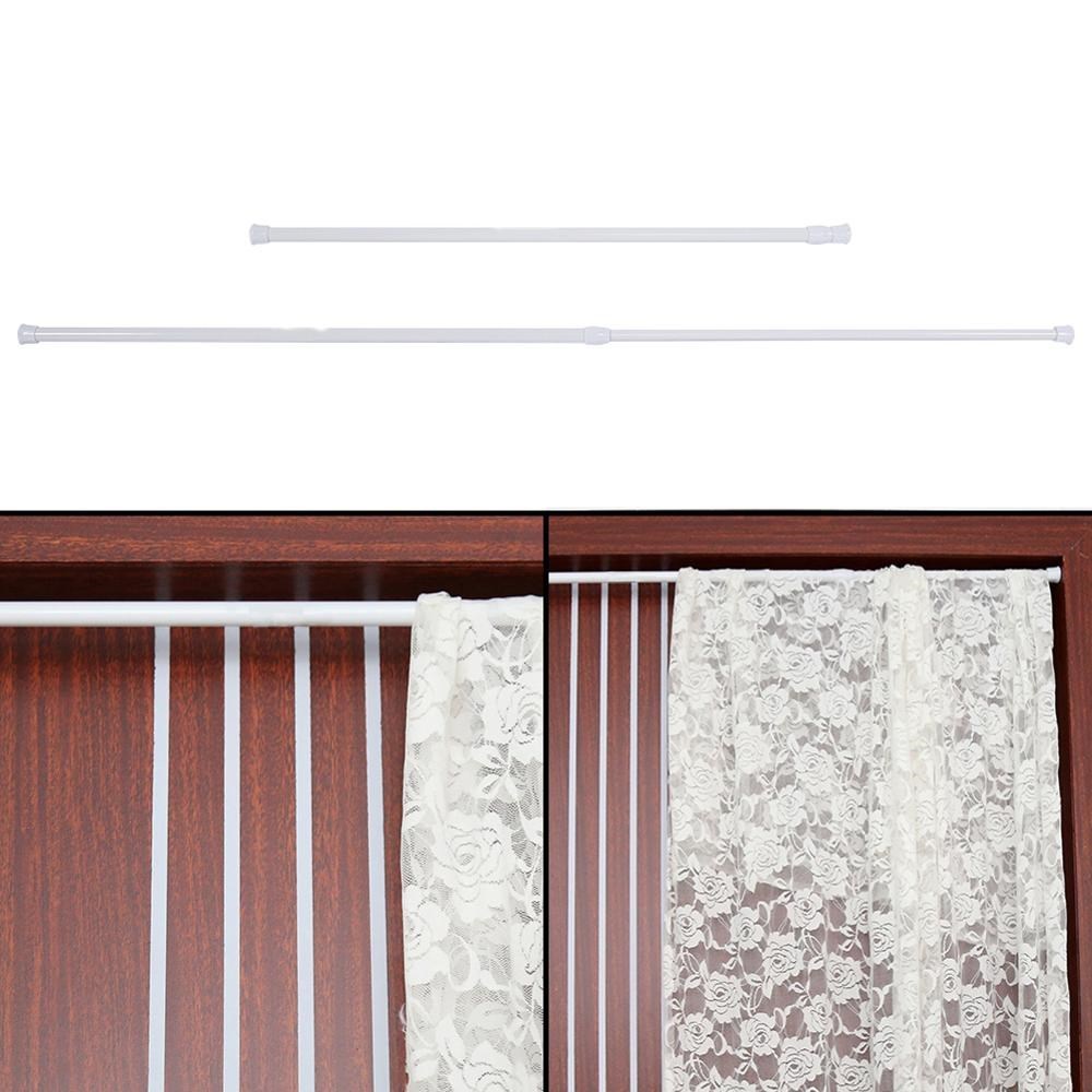 Extendable Spring Telescopic Shower Curtain Pole Bathroom Wi