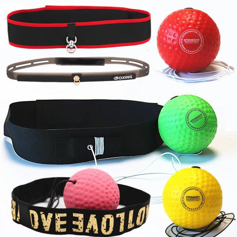 Boxing Speed Ball Head-mounted PU Punch Ball Sanda Training