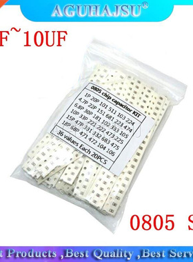 36values*20pcs=720pcs 0805 SMD Capacitor assorted kit 1pF~10