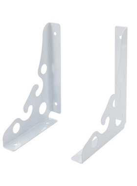 1 Pair Heavy Duty Wall Mounted Brackets Triangular Shape She