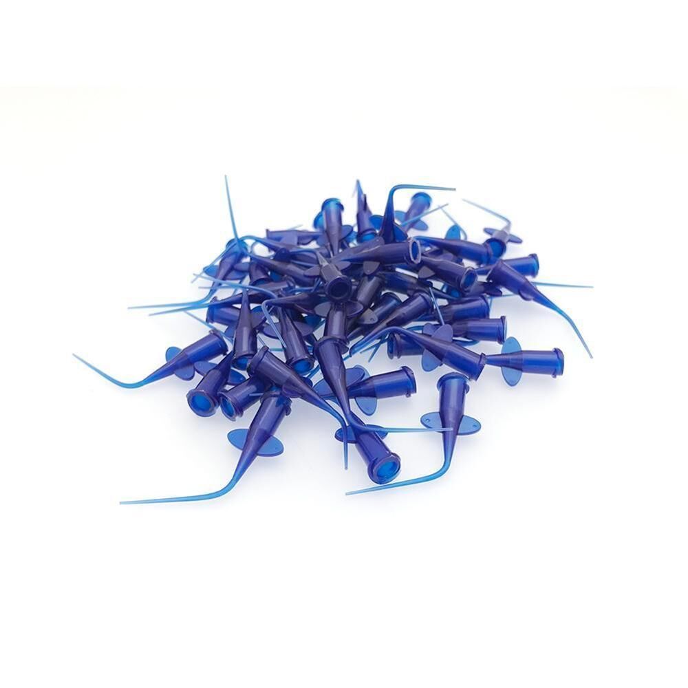 5/10 Pcs Disposable Dental Irrigation Syringe Tip Blue Calc