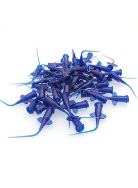 5/10 Pcs Disposable Dental Irrigation Syringe Tip Blue Calc