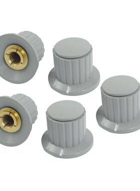 5 PCS/LOT 6mm Shaft Hole Dia Plastic Threaded Knurled Potent