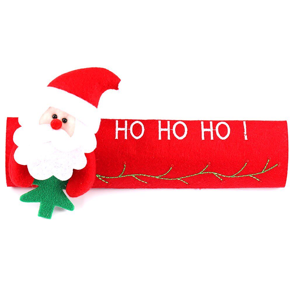 Microwave Oven Gloves Christmas Santa Claus Christmas Decora