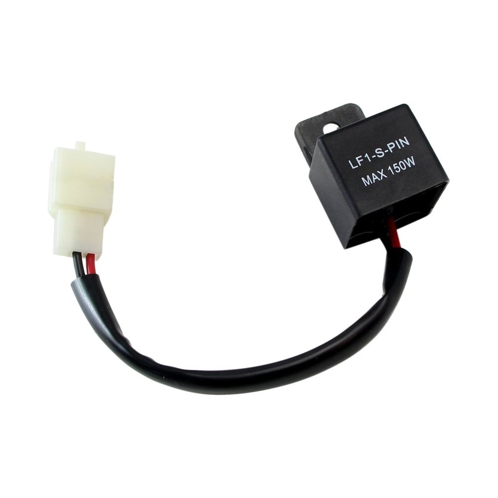 12V 2-Pin Motorcycle Electronic LED Flasher Relay 150W LED T