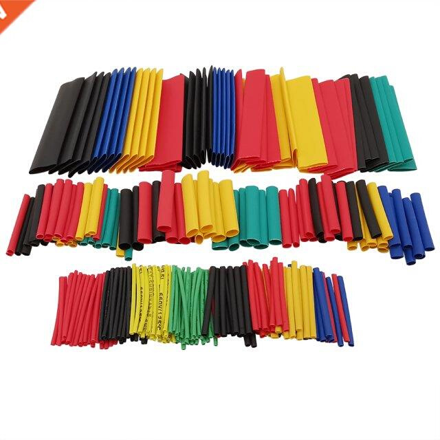 164/328/530 Pcs Heat Shrink Tube Kit Assorted Polyolefin Sle