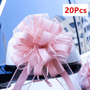 Pull Bow Gift Ribbons Flower Wrappers for Wedding Navidad