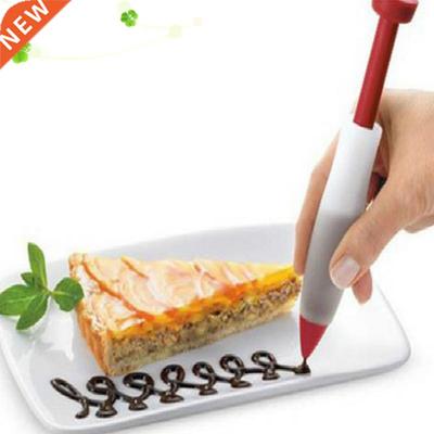 1Pcs Pastry Cream Chocolate Decorating Syringe Silicone Plat