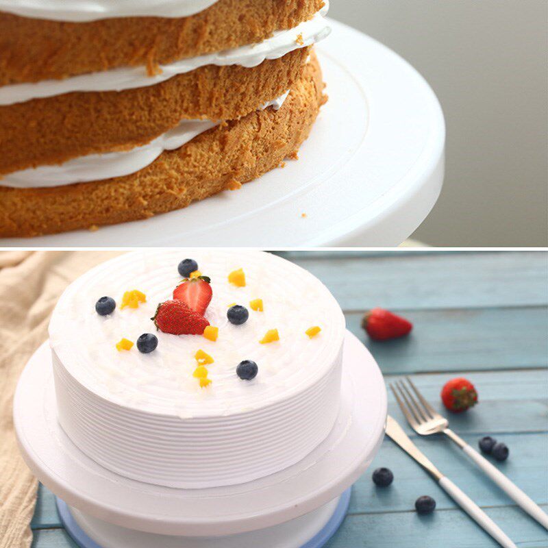 DIY Cake Turntable Baking Silicone Mold Cake Plate Rotating