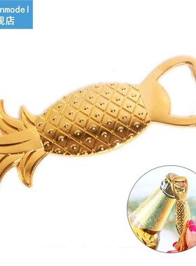 1pc Bottle Opener Creative Pineapple Shape Beer Cap Opener W