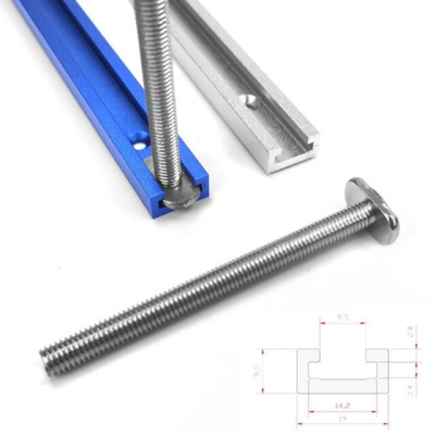 300/400/600/800MM T-tracks Aluminum Slot Miter Track Jig Fix