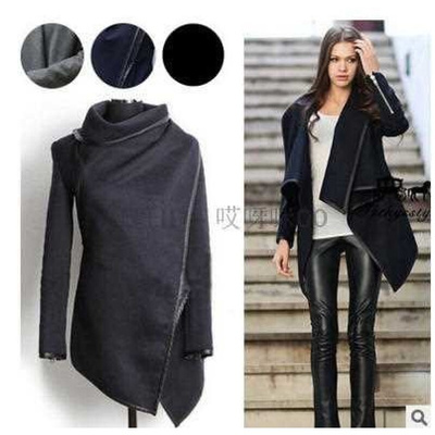 Fashion women coats tops coat Overcoats Woman Wool CoatsXXXL