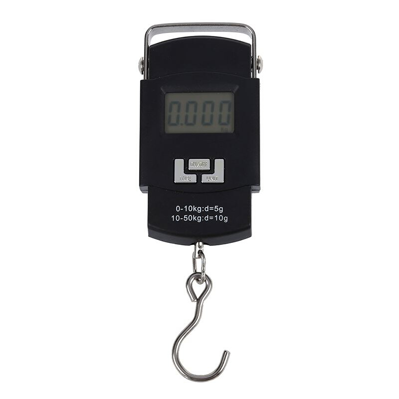 50kg 0.02lb LCD Hanging Luggage Weight Weighing Scale