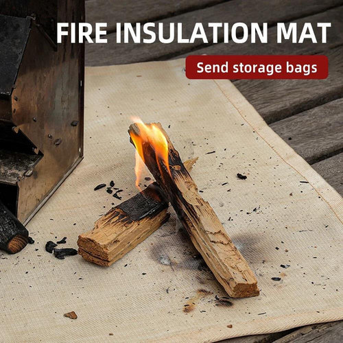Outdoor Camping Fireproof Cloth Picnic Barbecue Insulation