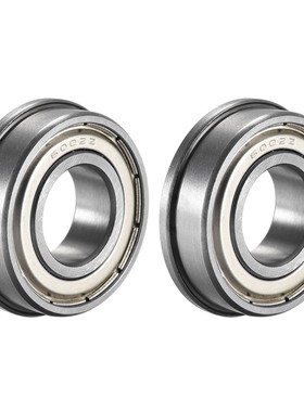 2pcs F6002ZZ Flange Ball Bearing 15x32x9mm Double Metal Shie