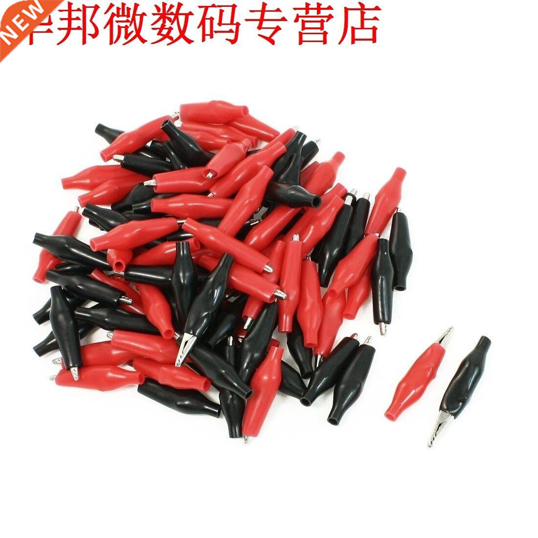 Rood Elektrische Alligator Clips Test Leads 100pcs