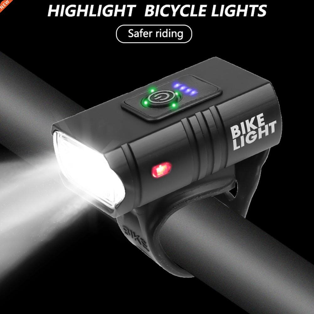 USB Rechargeable Bike Light T6 LED MTB Bicycle Front Back Re图片