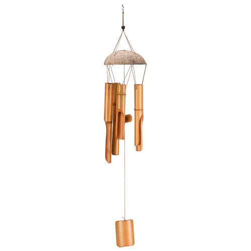 Handmade Bamboo Tube Wind Chimes Outdoor Indoor Home