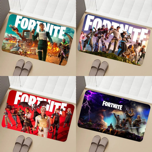 F-Fortnite-Game Floor Mat Anti-Slip Kitchen Bedroom Handmade