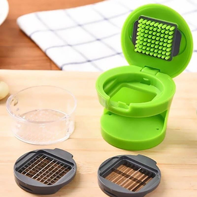 Kitchen Pressing Vegetable Onion Garlic Food Slicer Chopper