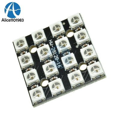 16 Bits LED RGB Lamps WS2812B WS2812 5050 RGB LED With Integ