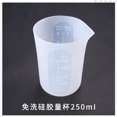 Crystal drop silica gel measuring cup DIY handmade tool with