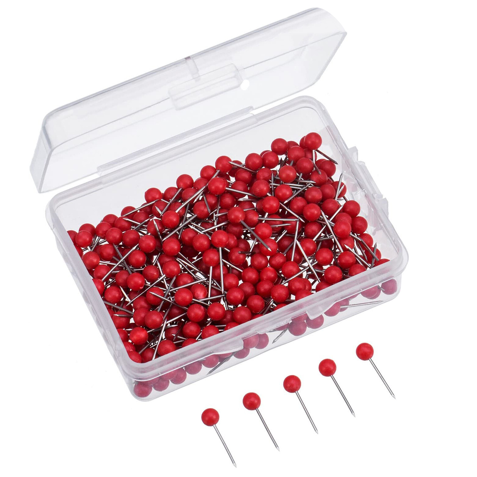 300Pcs Box Push Pin Portable Home Office School Notice Board