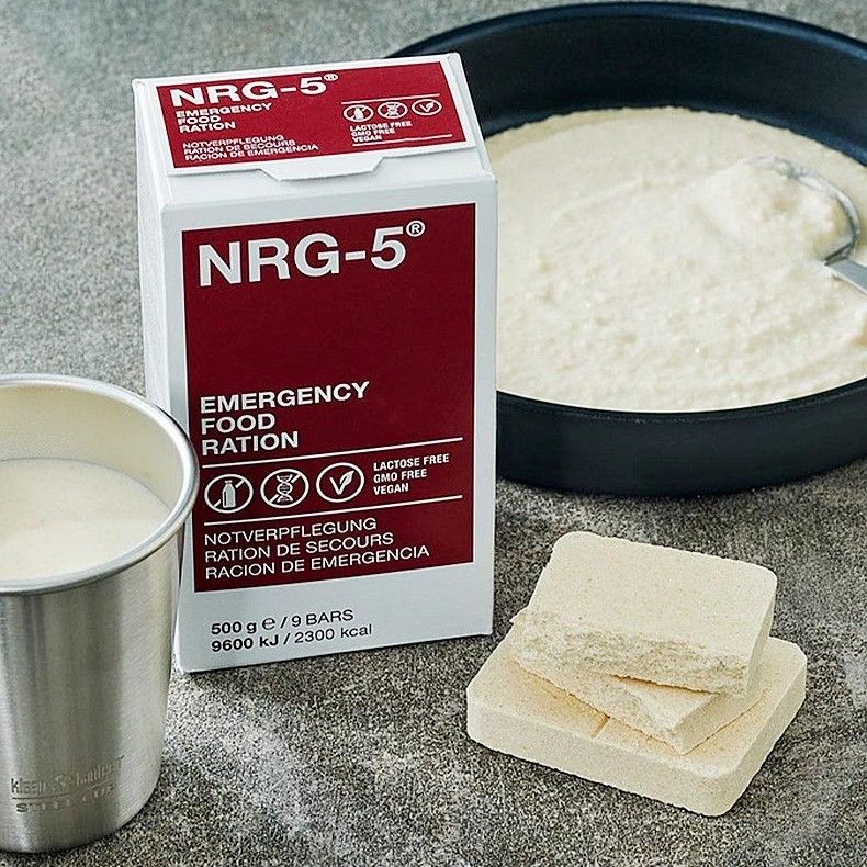 有货加急德国原装NRG5压缩饼干户外行军应急防灾饱腹代餐全素干粮