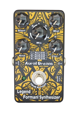 Aural Dream共振峰合成吉他效果器有9个合成元音及过渡音人声效果