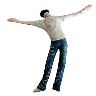 定制人偶可凹玩偶老鼠异形干来宠物人像抽象定做送礼白边恶搞骨架