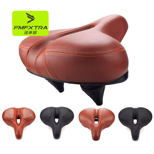 适用于捷安特自行车座垫超软减震山地车坐垫加大加宽中空透气防水