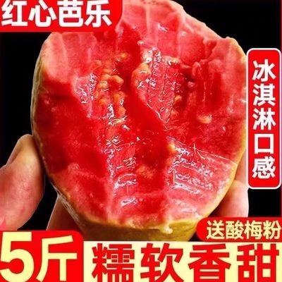 【老树大单果130克起】广西红心奶油芭乐冰激凌芭乐软糯番石榴低