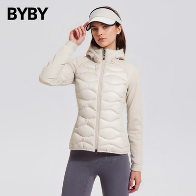 布衣布语羽绒服女短款小个子