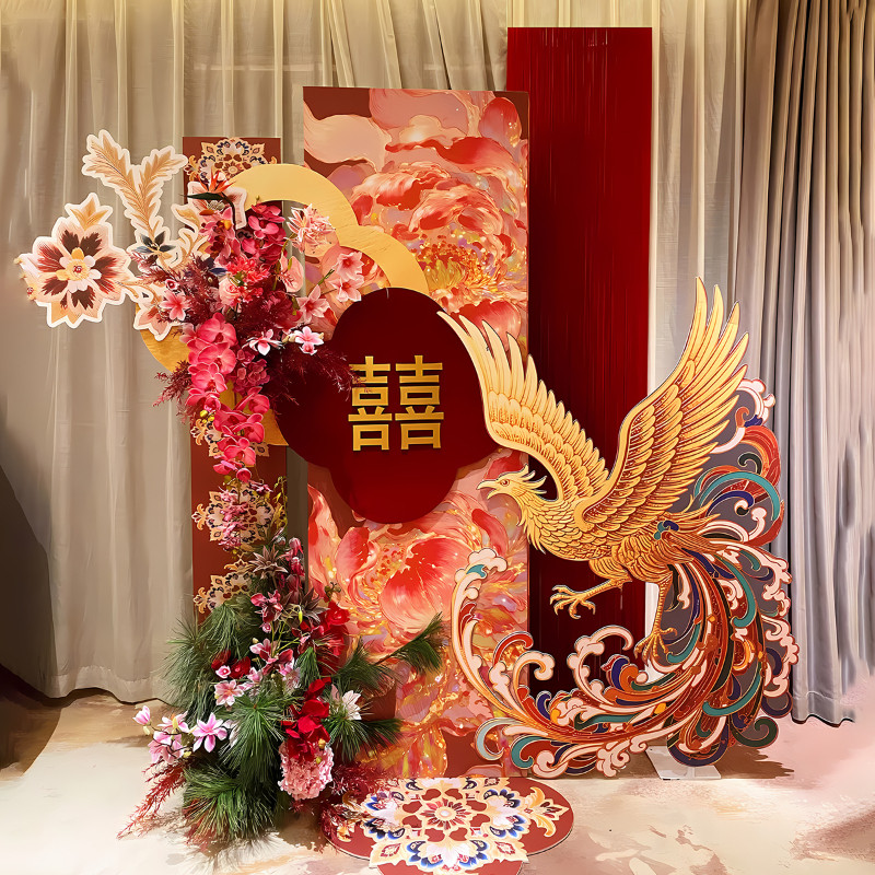 新中式氛围感婚房布置迎宾牌kt板高级订婚结婚宴场景装饰拍照背景,节庆用品/礼品,婚房装扮用品,淘宝优惠券,粉丝福利购,淘宝优惠卷