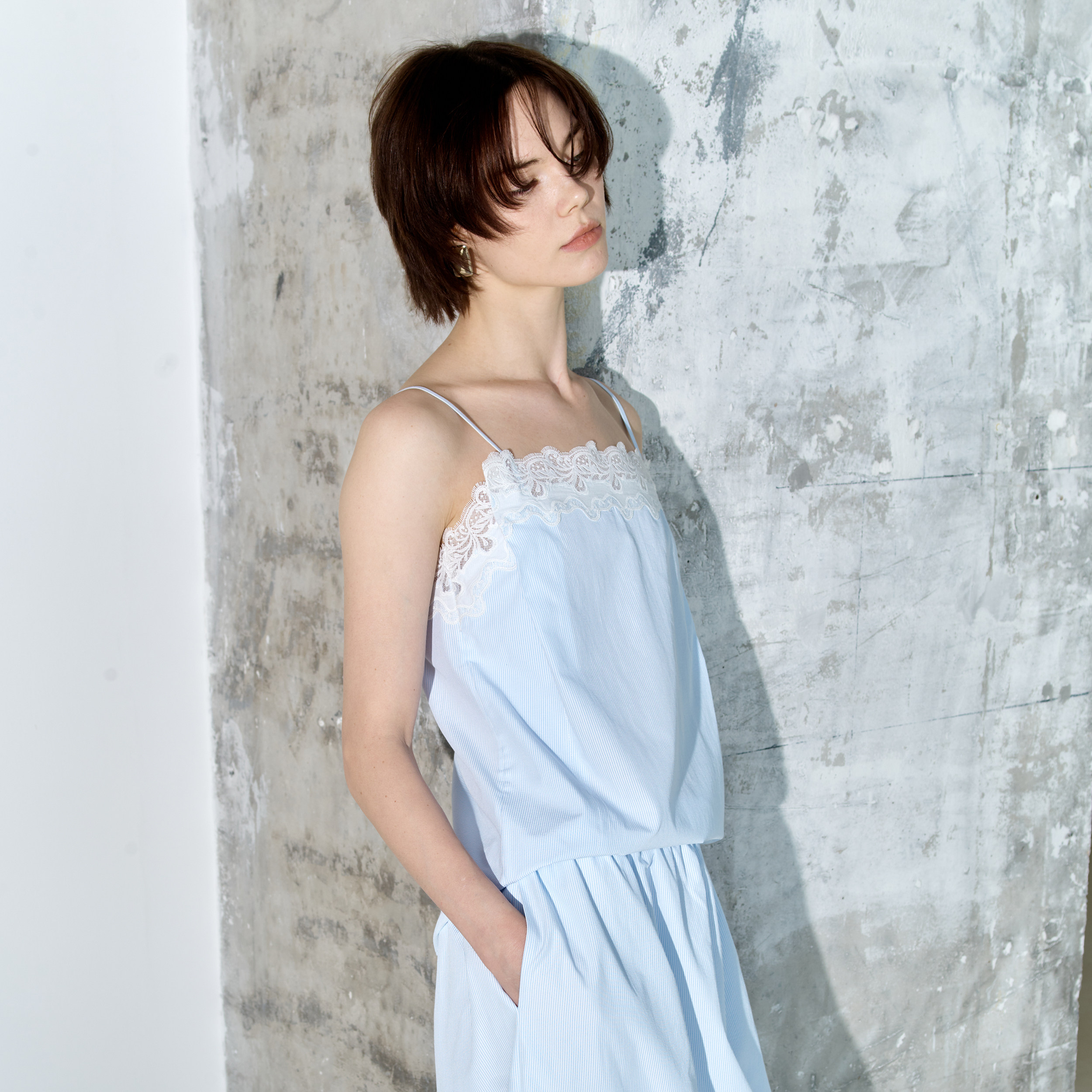 【蒋鹏宇同款】PHISM26年春夏新款蕾丝吊带女款吊带